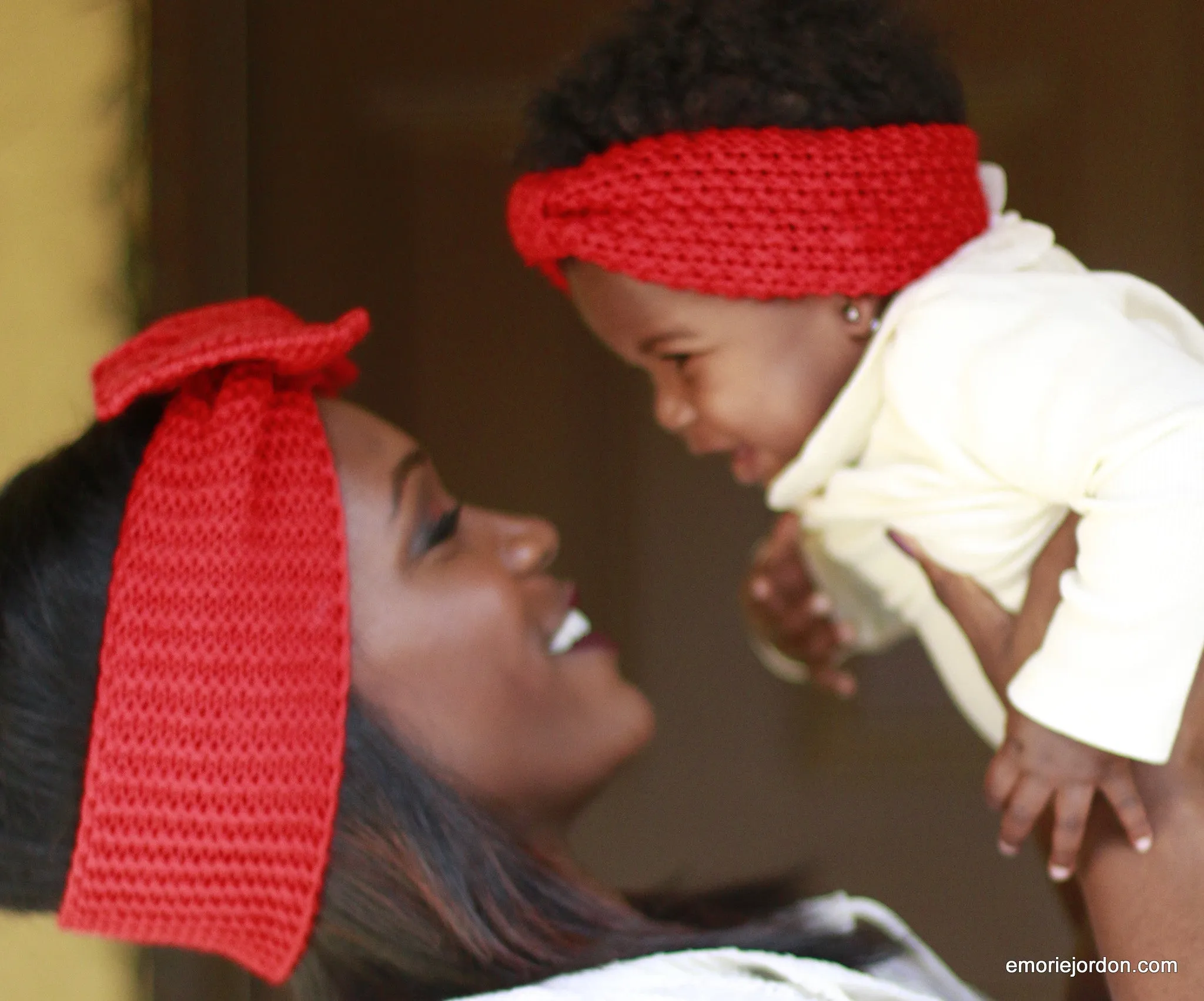 Mommy and Me Crochet Headband Set