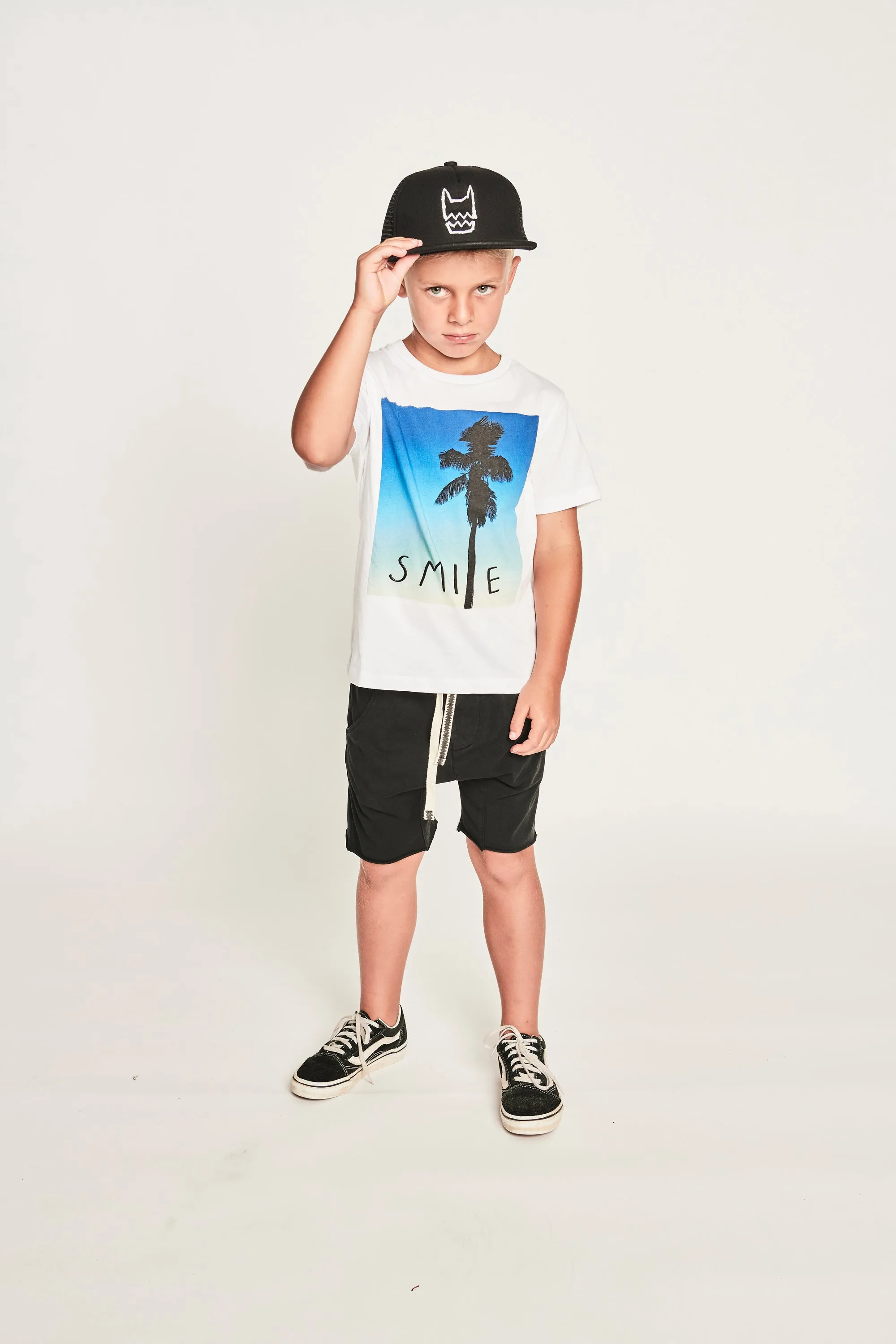 Munster Kids Ahoy SS Tee - White