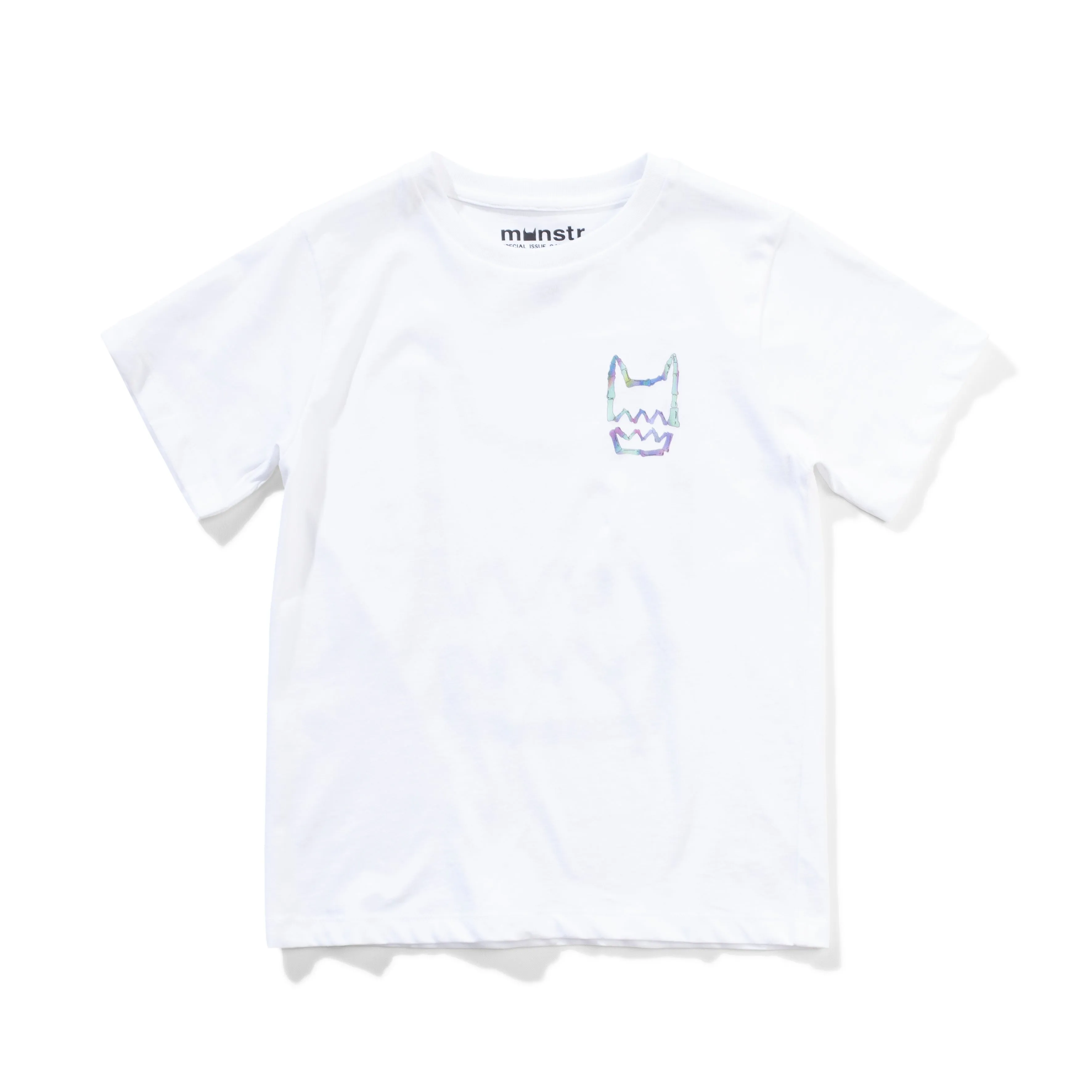 Munster Kids Glow Teeth SS Tee - White