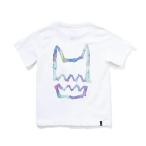 Munster Kids Glow Teeth SS Tee - White