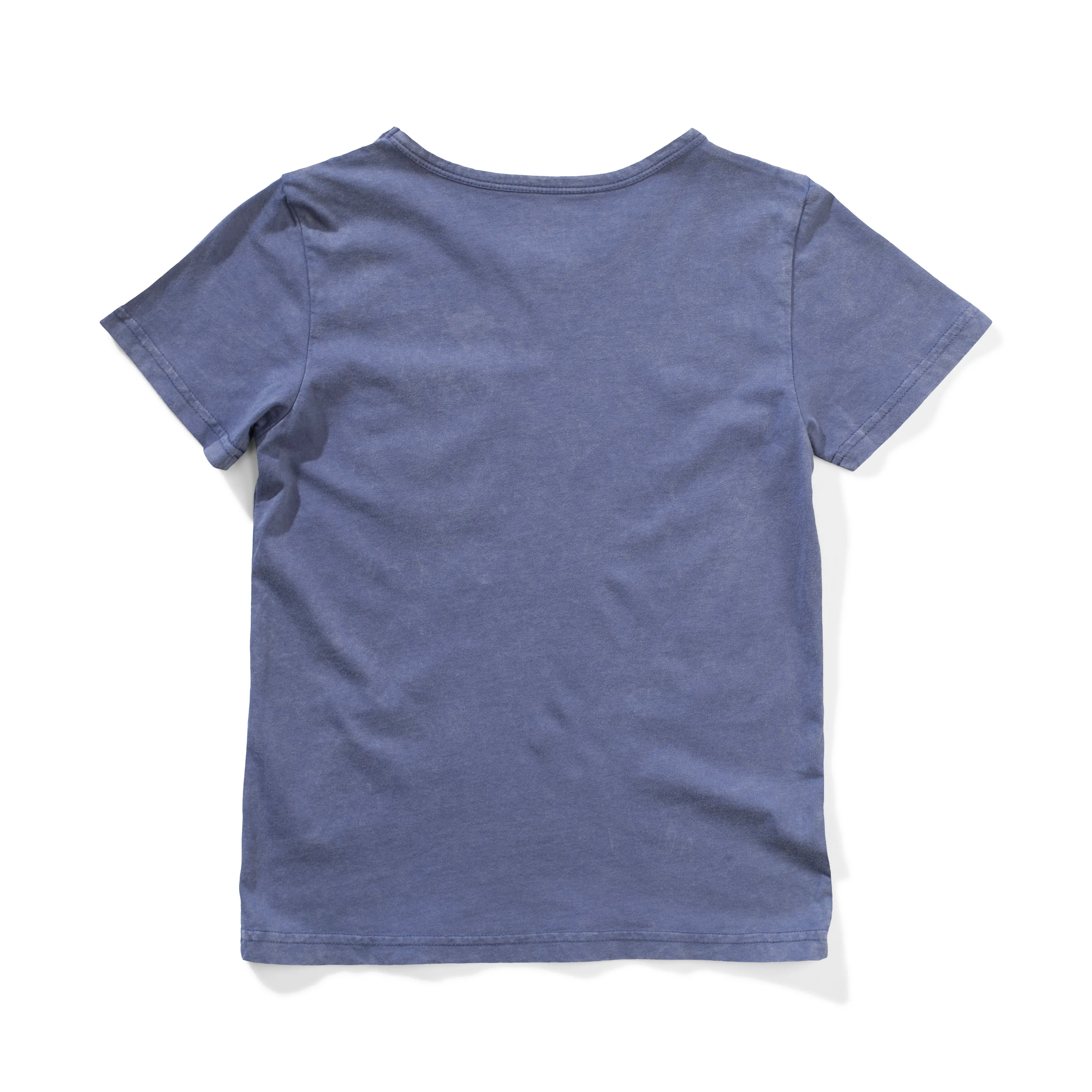 Munster Kids Pkt Check SS Tee - Mineral Denim