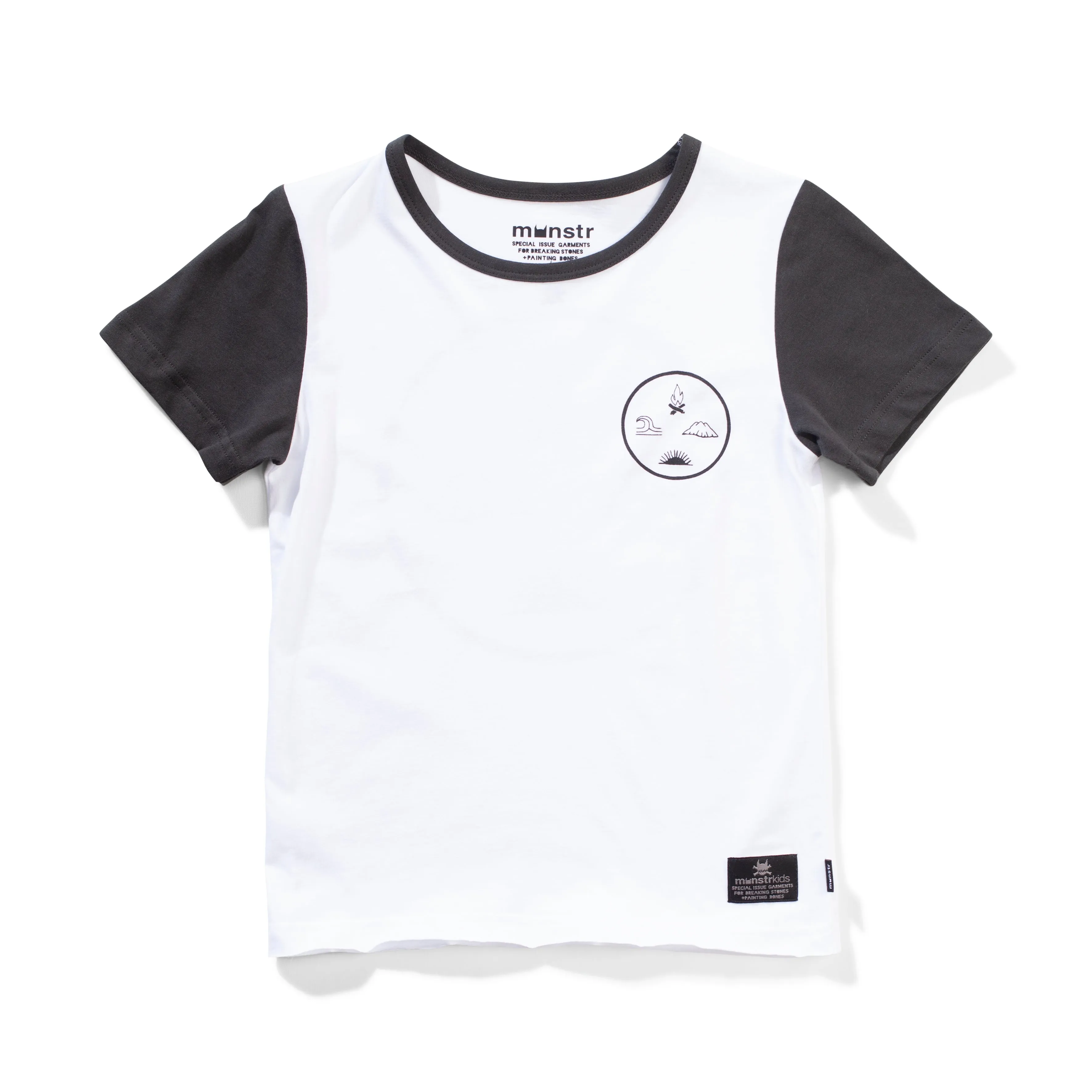 Munster Kids Sidewinder SS Tee - White