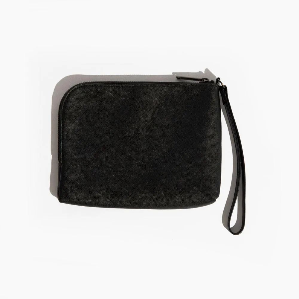 Obsidian Milano Wristlet