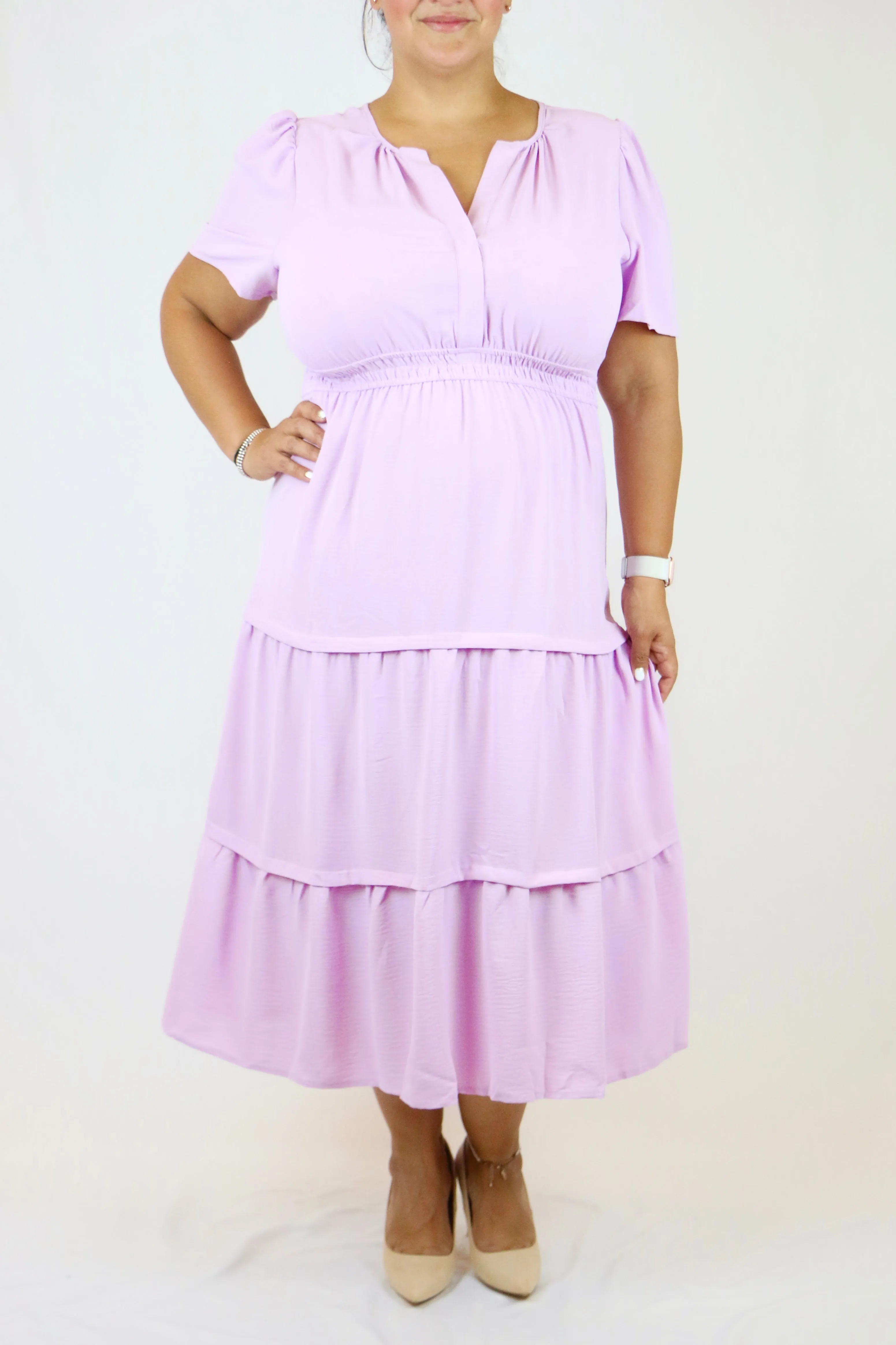 Odette Dress - Lilac