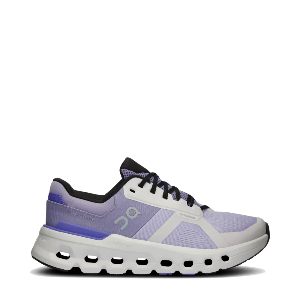 On Women's Cloudrunner 2 Sneaker in Nimbus/Blueberry