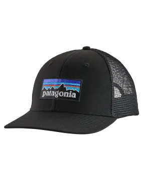 Patagonia P-6 Logo Trucker Hat - Black