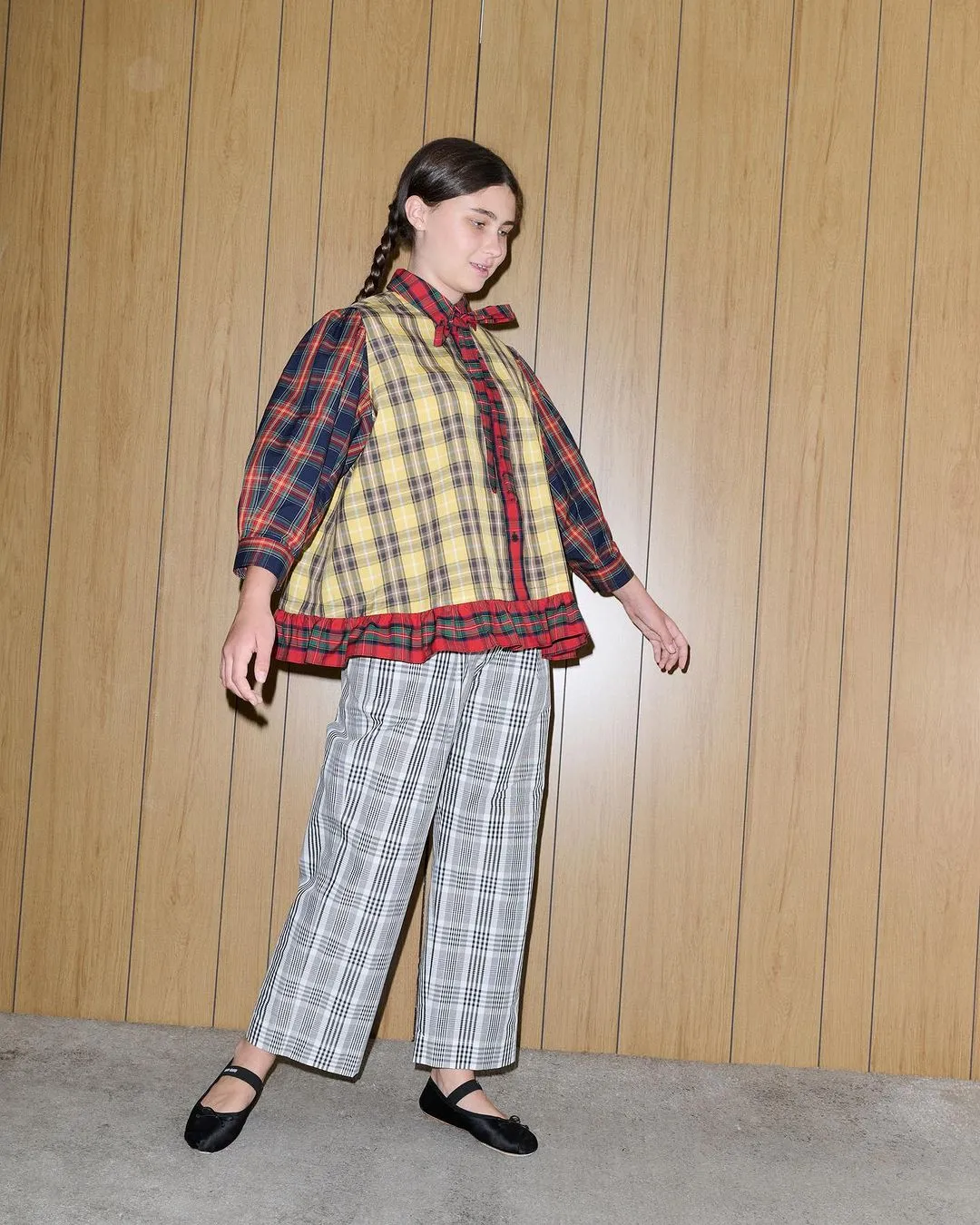 Plaid Trouser