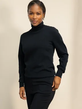 Polo 0042712 Women Vivian Ls Polo Neck Black