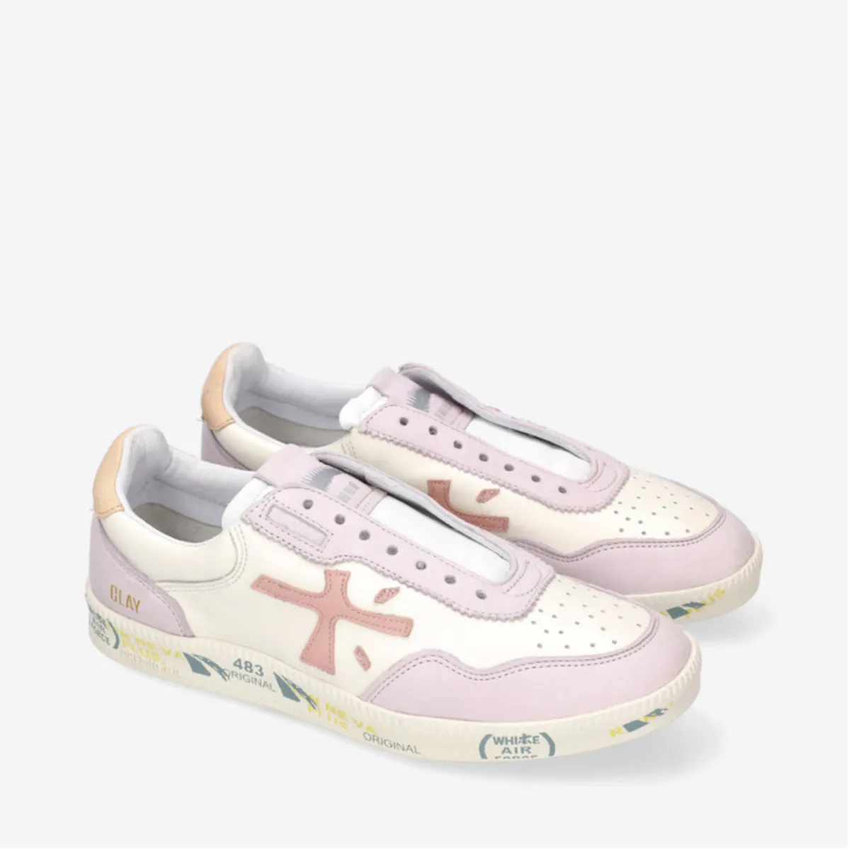 Premiata Clay D Sneaker - Lavender/Cream