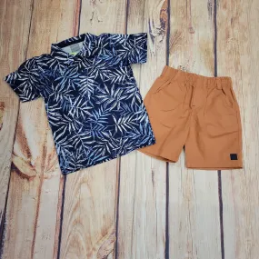 QUIMBY HAWAIIAN POLO SHORT SET