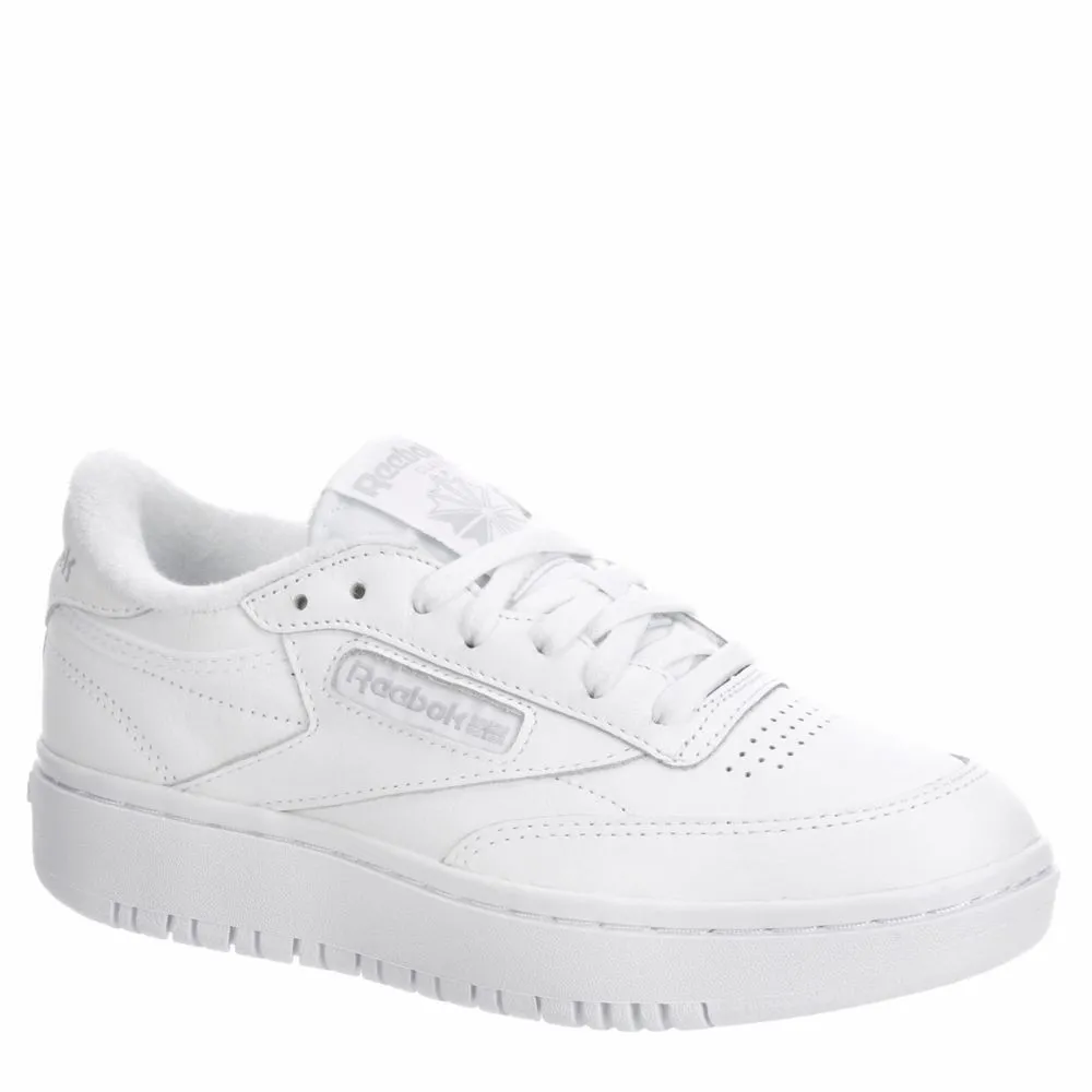 REEBOK  WOMENS CLUB C DOUBLE SNEAKER