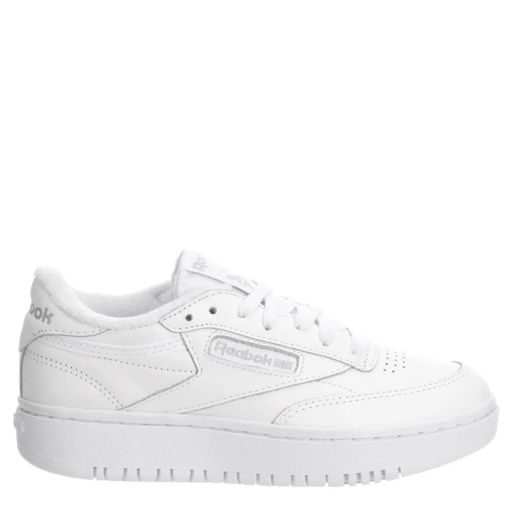 REEBOK  WOMENS CLUB C DOUBLE SNEAKER