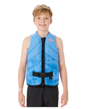 Rip Curl Boys' D Patrol Buoy Vest - Blue - 2024