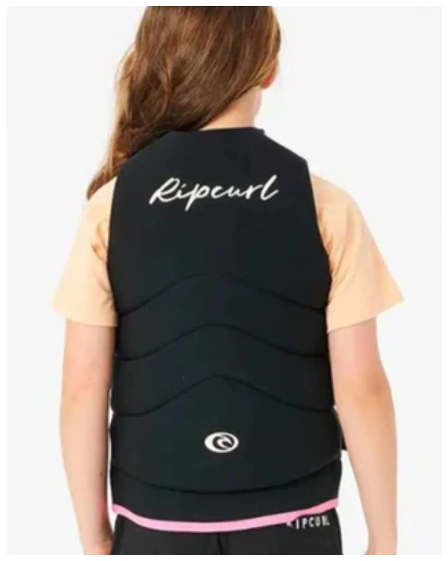 Rip Curl Girls' D Patrol Buoy Vest - Black - 2024