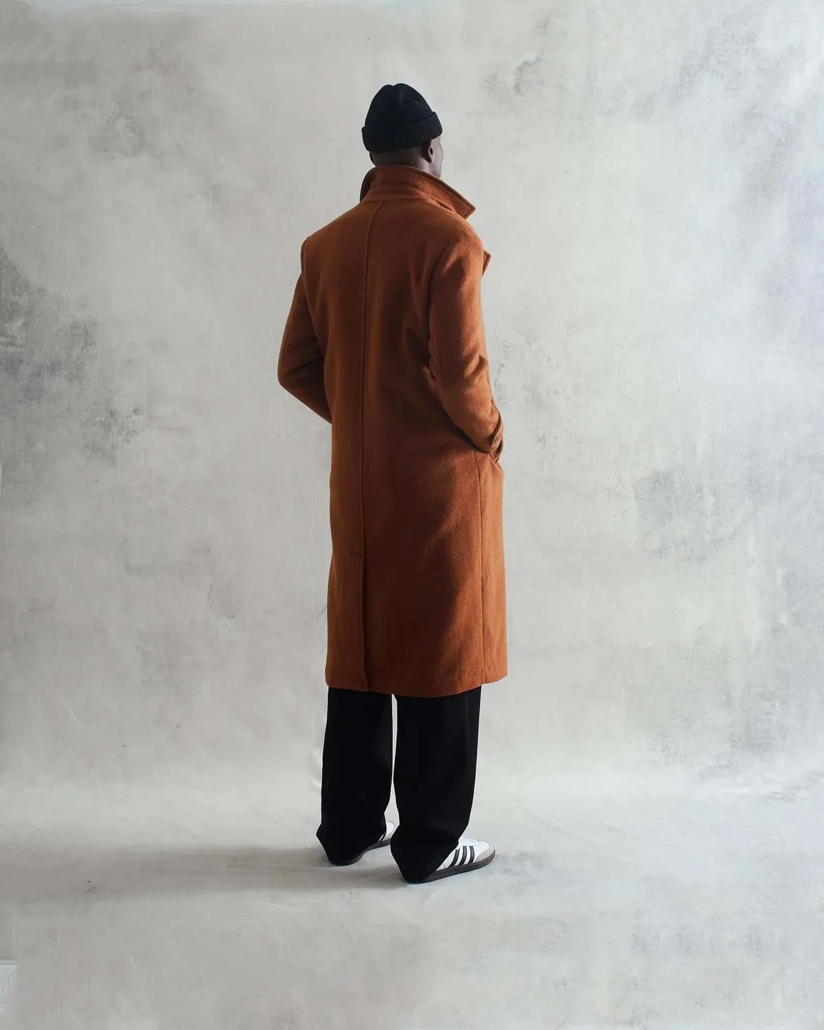 Santoni Wool Coat - Caramel