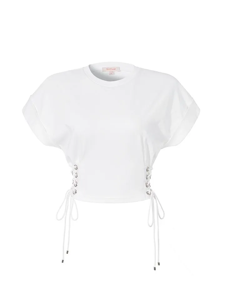 Side ties T-shirt