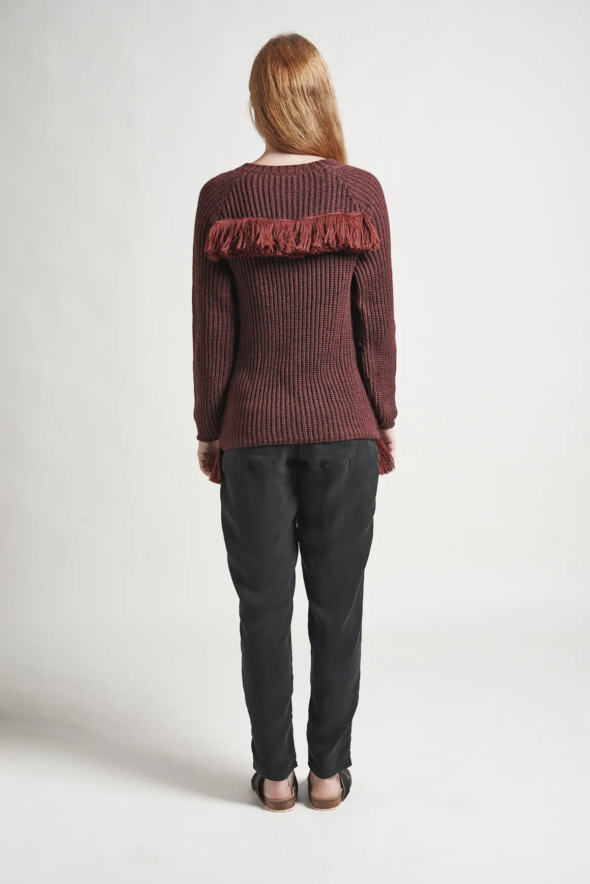 Stone Sweater - Burgundy