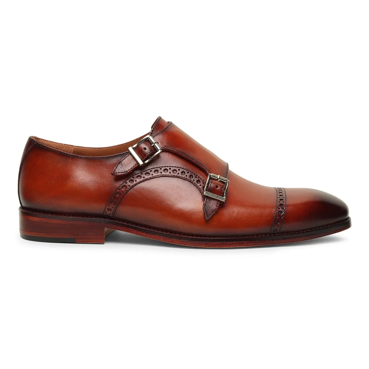 Style Double Monk Strap Handmade Shoes - Clearance