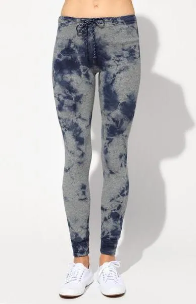 Sundry Tie Dye Skinny Sweatpants