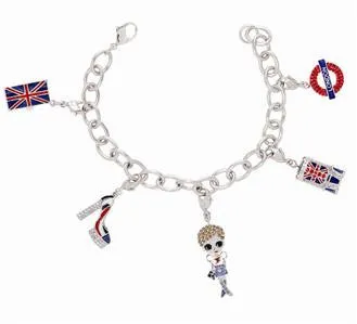 Swarovski Crystal LONDON HAT GIRL Charm  #1128428