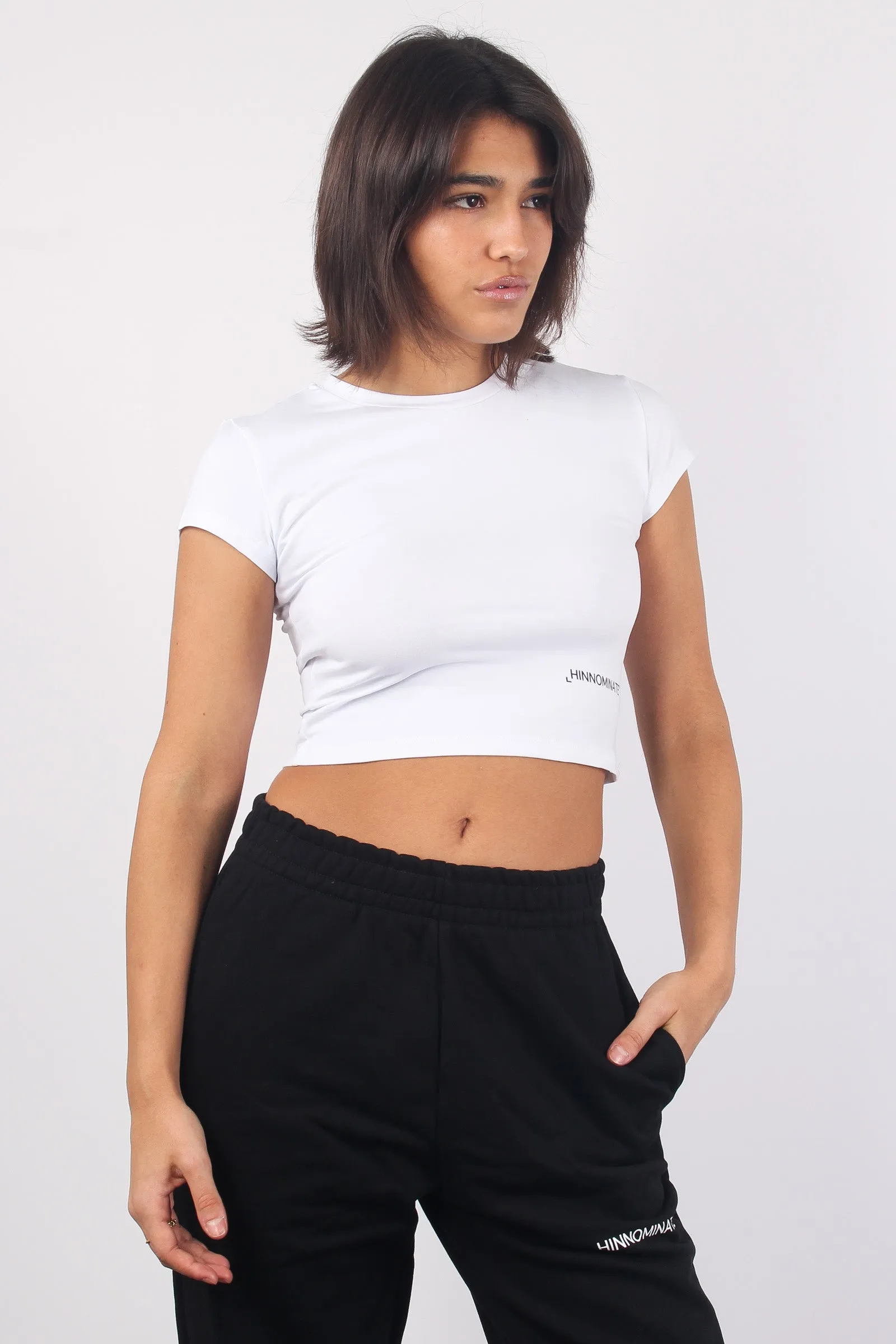 T-shirt Slim Bielastico Bianco