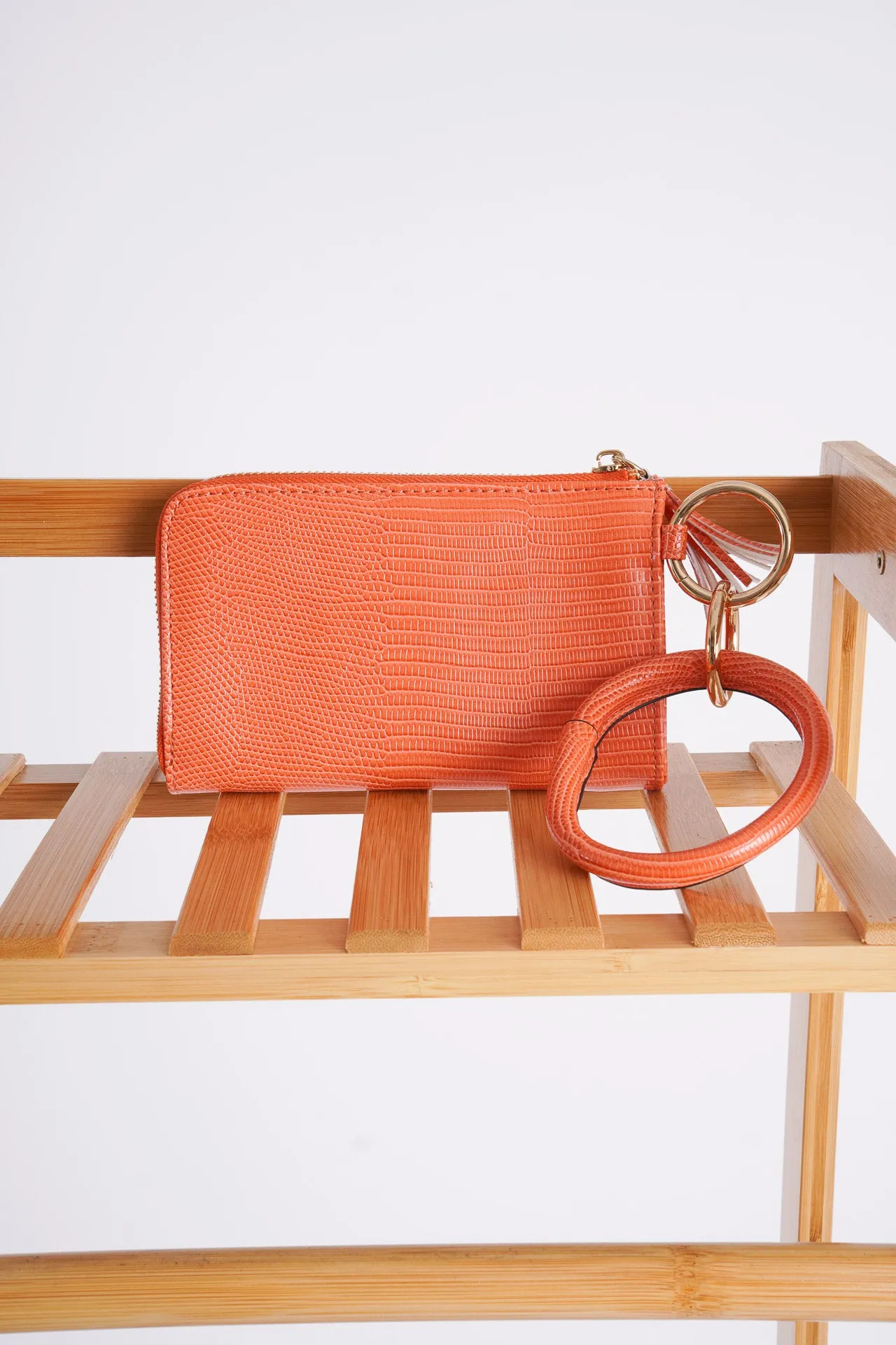 Tangerine Wristlet