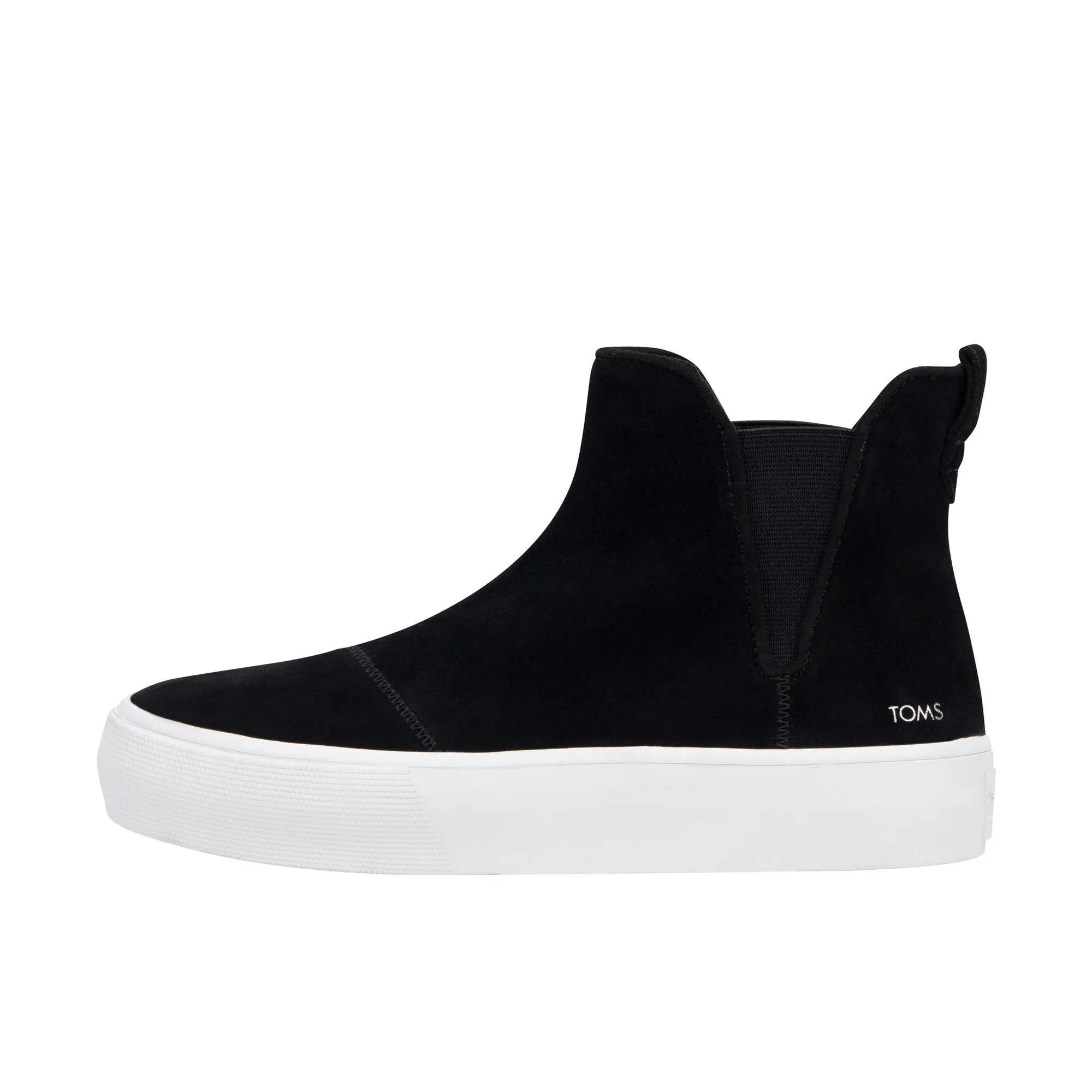 TOMS Womens Fenix Platform Chelsea Sneaker Black