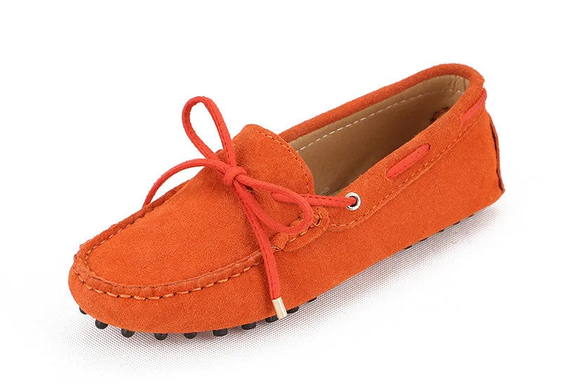 Women Leather Flat Loafers Moccasins Driving Shoes