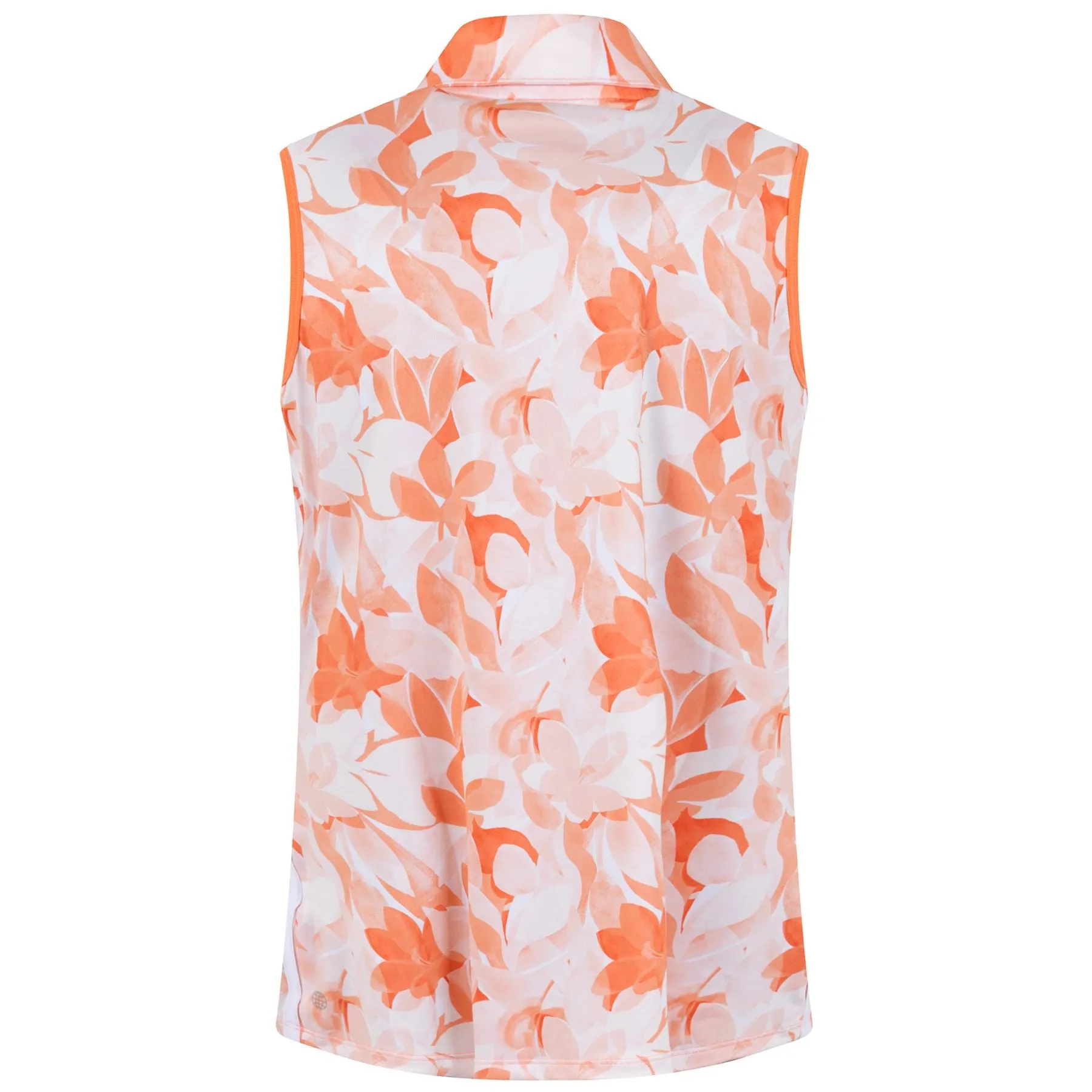 Womens Our Fairway Floral SL Polo Coral Fusion - SS23