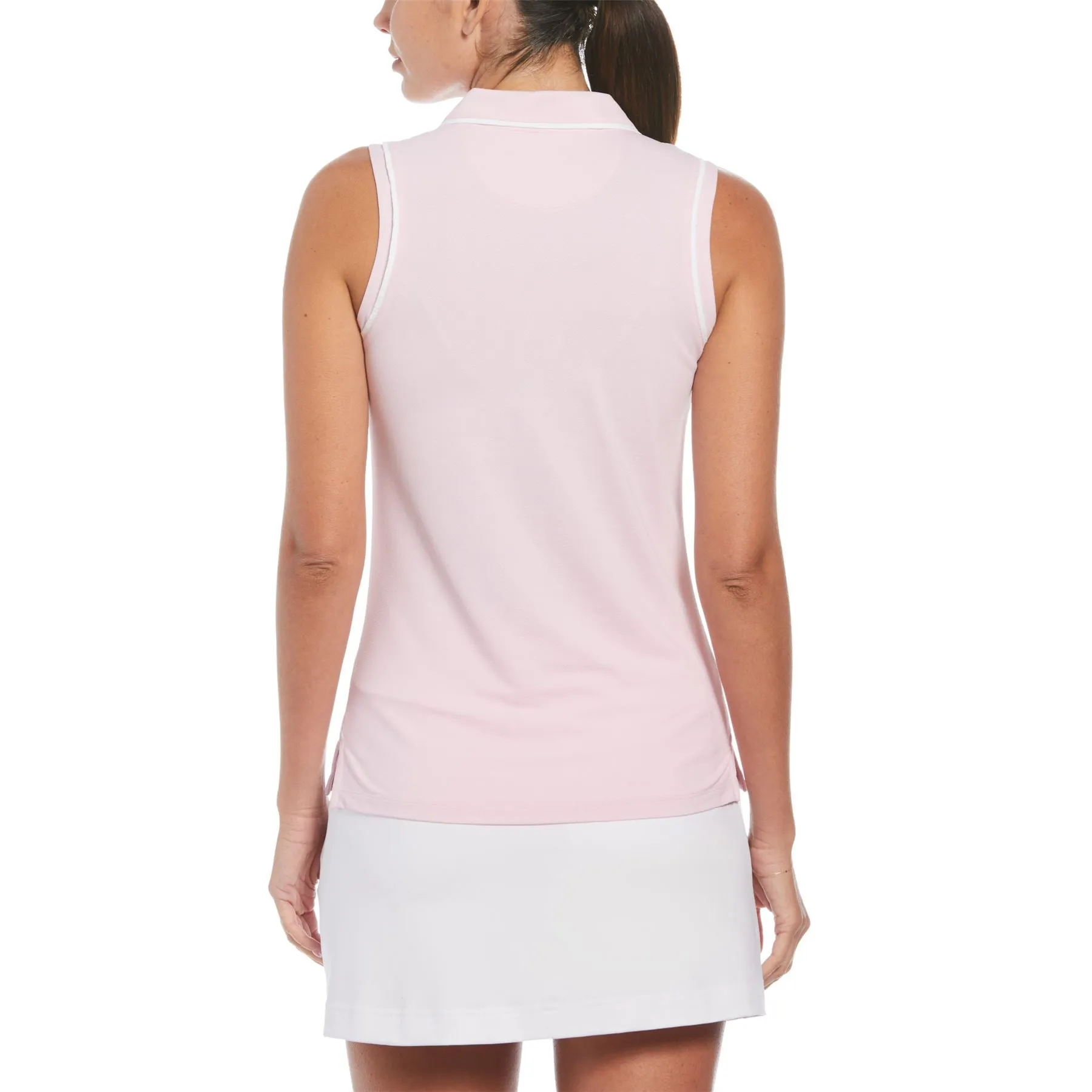 Womens Sleeveless Pique Veronica Polo Gelato Pink - SS24