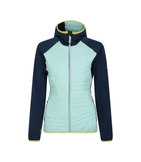 Womens/ladies altimeter hybrid jacket mint green/moonlight denim Dare 2B