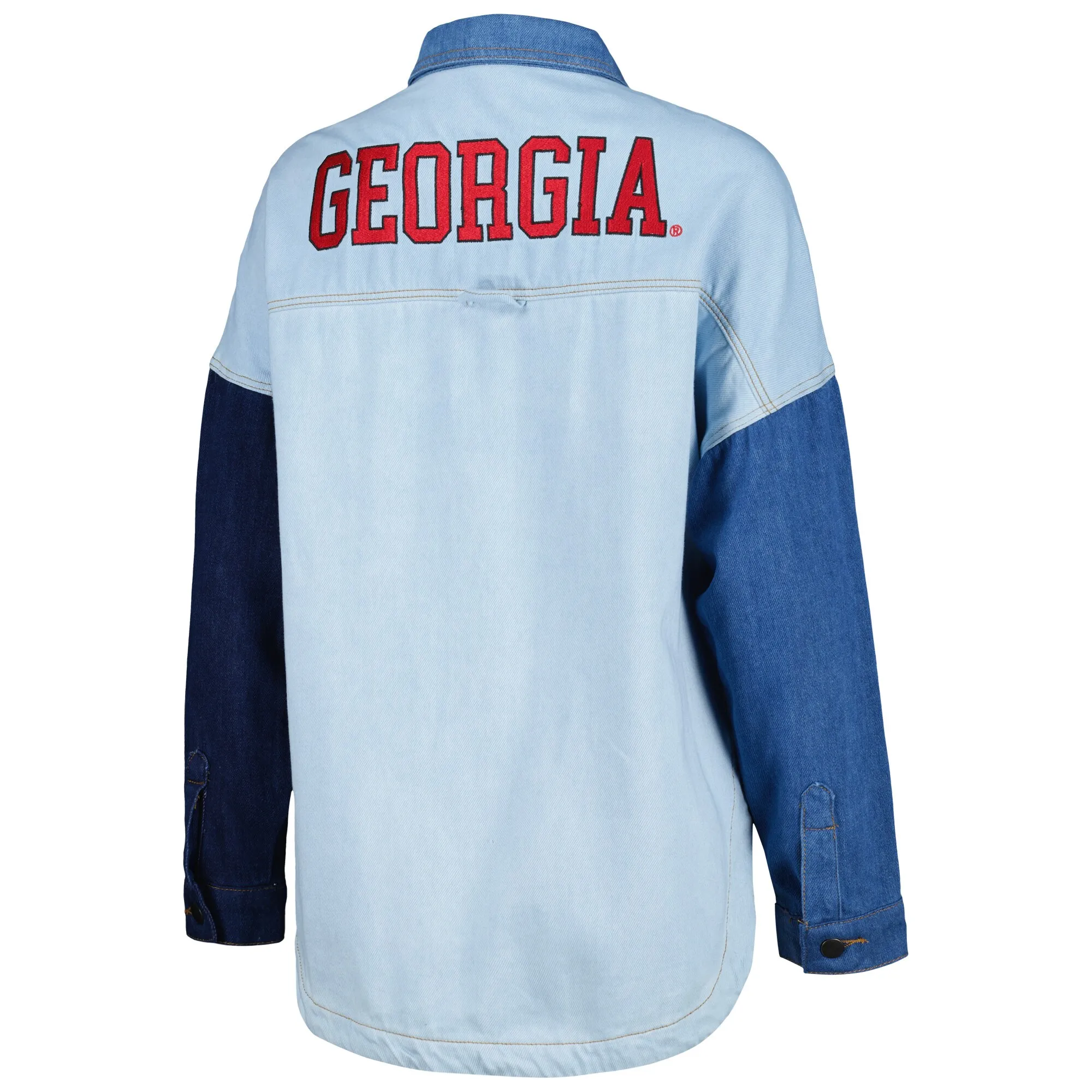 Women's Hype and Vice Denim Georgia Bulldogs Multi-Hit Hometown Full-Snap Jacket